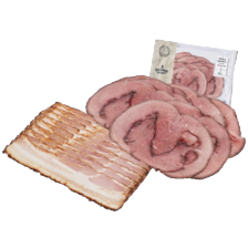 Gebraden runderrollade of Zeeuws spek
